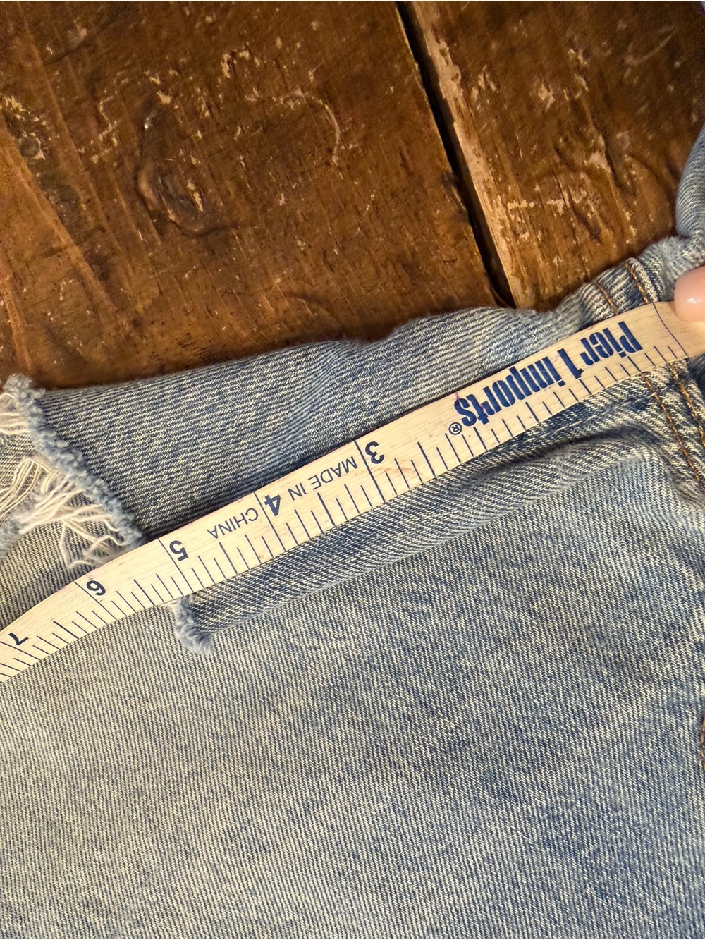 Levi's Light Blue Denim Cutoff Jean Shorts - Picture 7 of 7